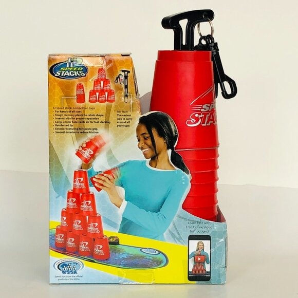 Speed Stacks Competition Cups Authentic Sport Stacking Set -Red Brand New - Picture 9 of 16